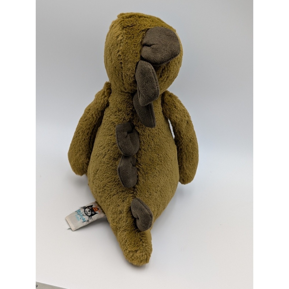 Jellycat Green Dinosaur Plush 12 Inch Stuffed Animal Toy - Picture 4 of 8